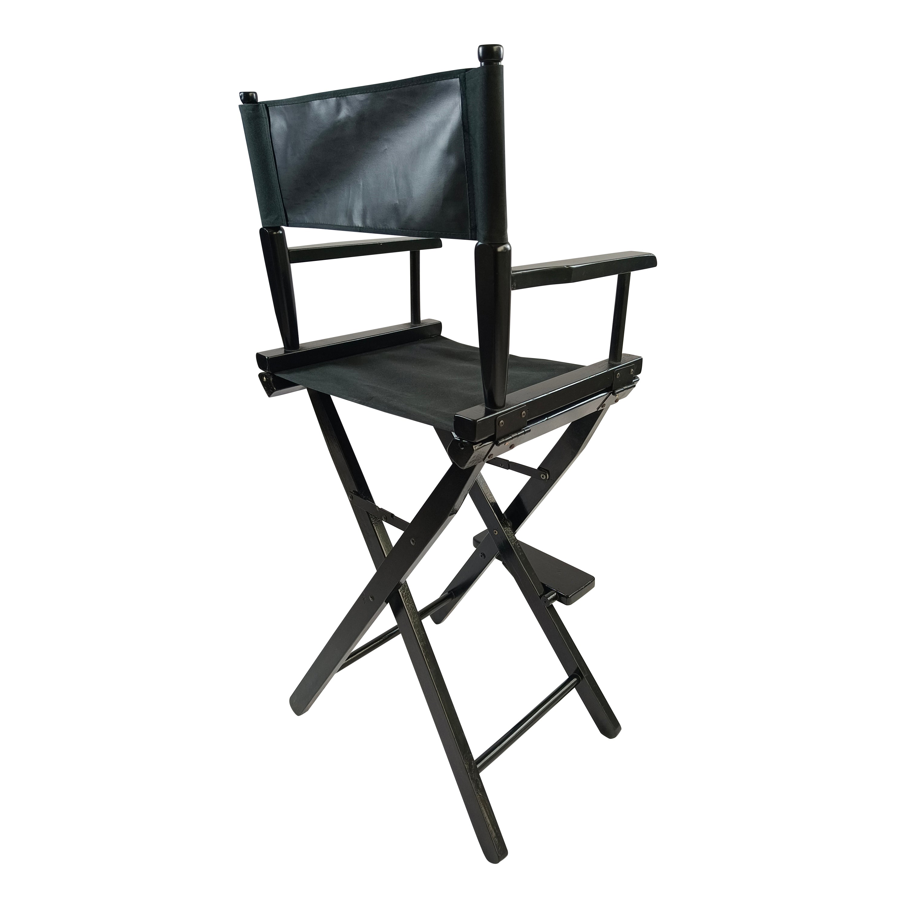 Casual Home Director\ - Atlantic Fine Furniture Incs Chair , Black Frame/Black Canvas,Suitable for adults, foldable style, 2pcs/set populus - Atlantic Fine Furniture Inc