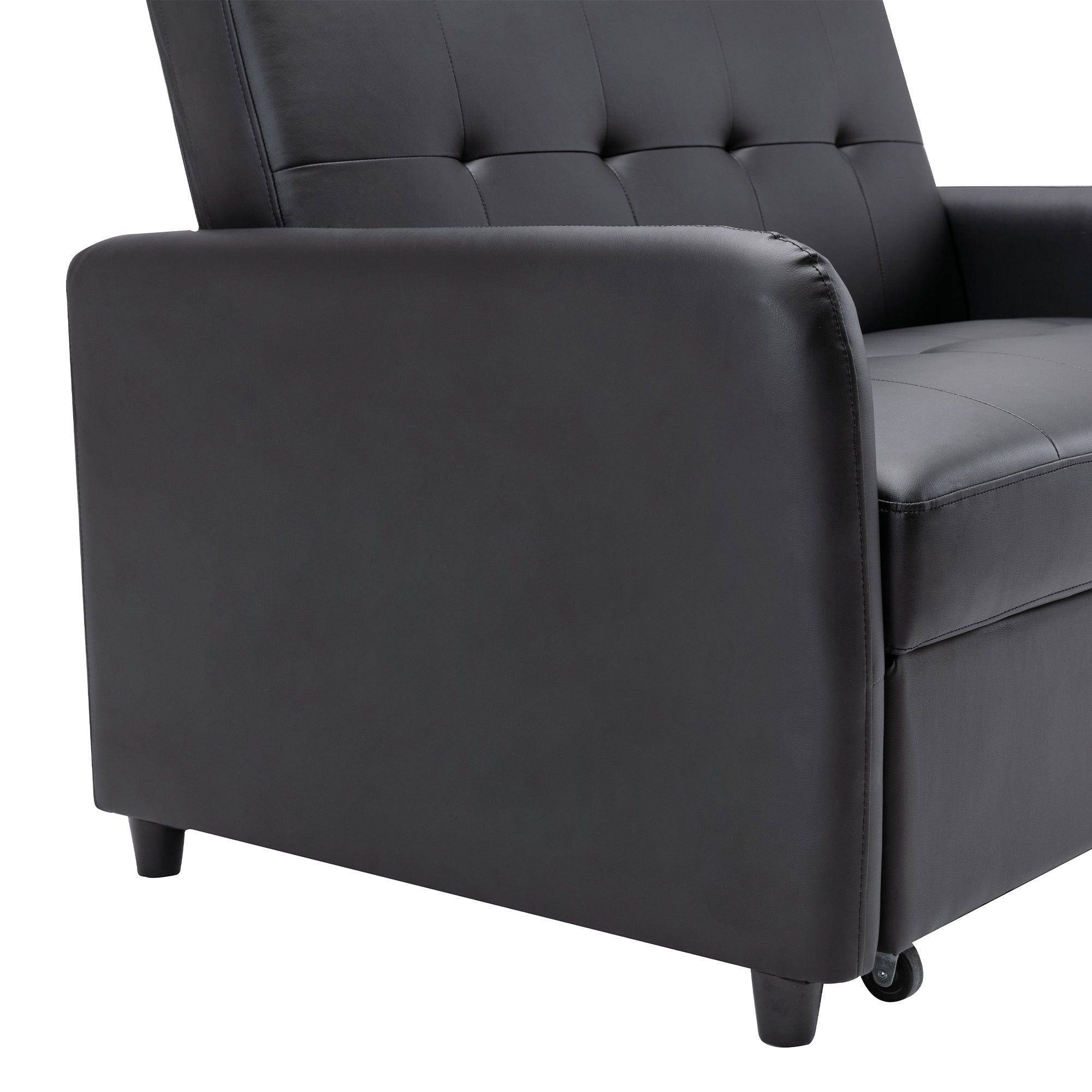 Orisfur. 51" Convertible Sleeper Bed, Adjustable Oversized Armchair with Dual USB Ports for Small Space - Atlantic Fine Furniture Inc