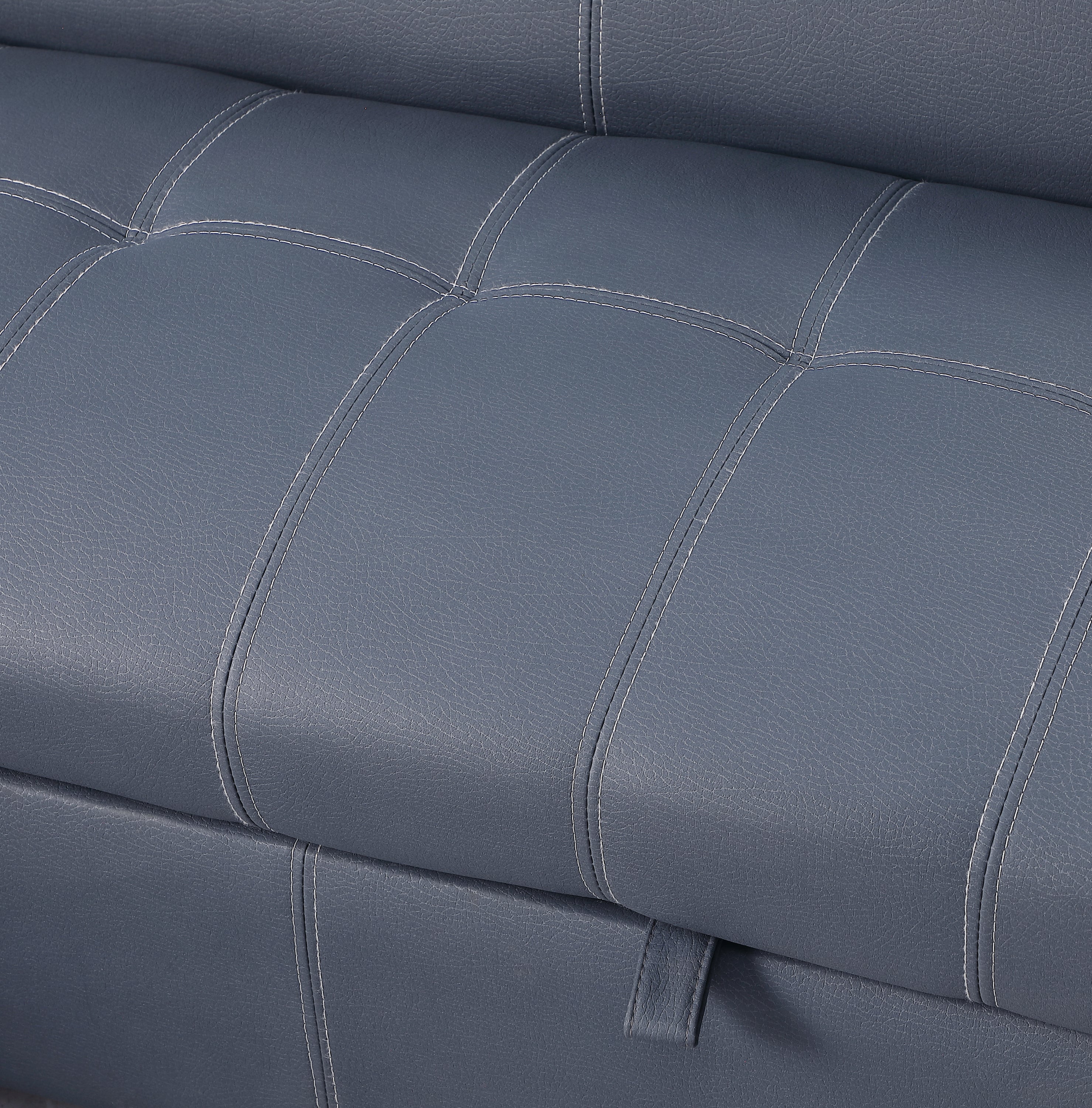 Revolution performance fabric, Reversible Sleeper Sectional Storage Sofa Bed, 3 Seat Both Left Handed And Right Handed (91x60.5x 33 inches) - Atlantic Fine Furniture Inc
