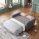 Orisfur. 66" Convertible Sleeper Bed, Adjustable Loveseat Couch with Dual USB Ports for Living Room Space - Atlantic Fine Furniture Inc