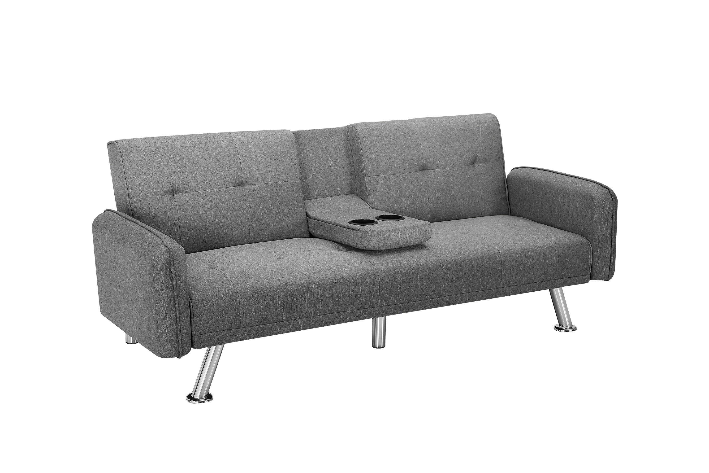 SLEEPER SOFA LIGHT GREY COLOR (Replace W22307249。Size difference, See Details in page.) - Atlantic Fine Furniture Inc
