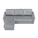 Orisfur. 83" Pull Out Sleeper Sofa Reversible L-Shape 3 Seat Sectional Couch with Storage for Living Room Furniture Set - Atlantic Fine Furniture Inc