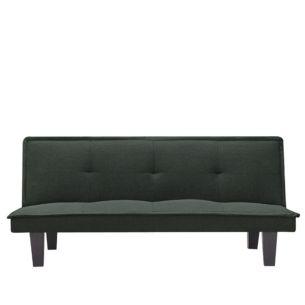 Modern Fabric Futon Sofa Bed , Convertible Folding Futon Sofa Bed Sleeper for Home Living Room .(Dark Grey ) - Atlantic Fine Furniture Inc