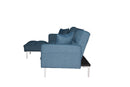 Sectional sofa couch sleeper blue - Atlantic Fine Furniture Inc