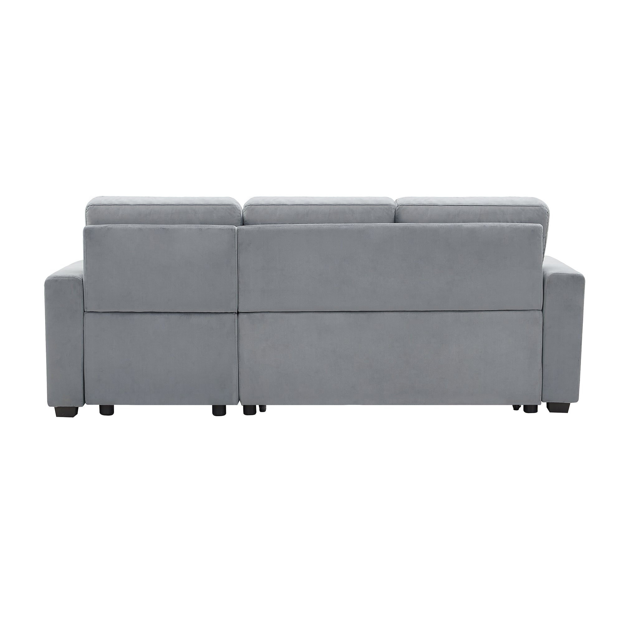 Orisfur. 83" Pull Out Sleeper Sofa Reversible L-Shape 3 Seat Sectional Couch with Storage Chaise for Living Room Furniture Set (Old SKU: SG000408AAA) - Atlantic Fine Furniture Inc