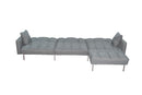 Sectional sofa couch sleeper grey - Atlantic Fine Furniture Inc