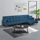 Sectional sofa couch sleeper blue - Atlantic Fine Furniture Inc