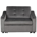 Orisfur. 50.6" Convertible Sleeper Bed, Adjustable Sofa Couch with Dual USB Ports for Living Room Space - Atlantic Fine Furniture Inc