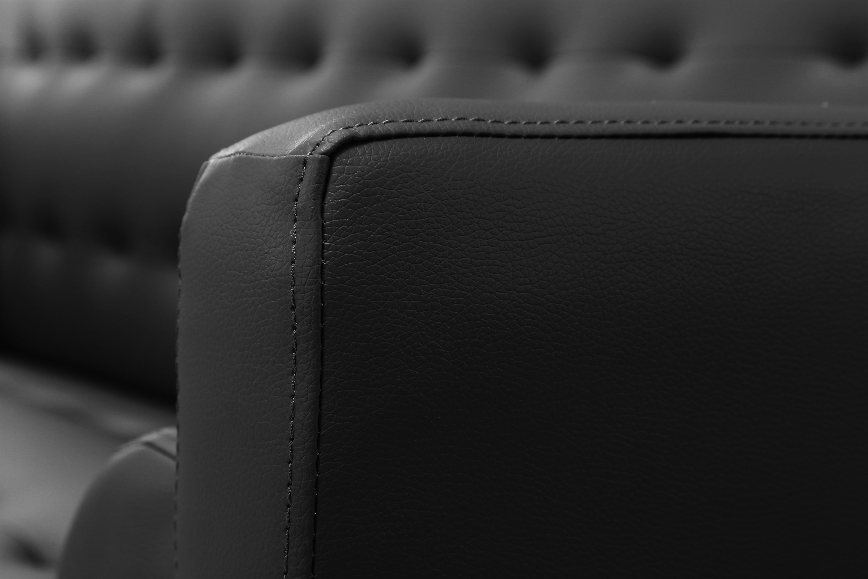 Square arm sleeper sofa BLACK PU ***Not available for sale on Walmart*** - Atlantic Fine Furniture Inc