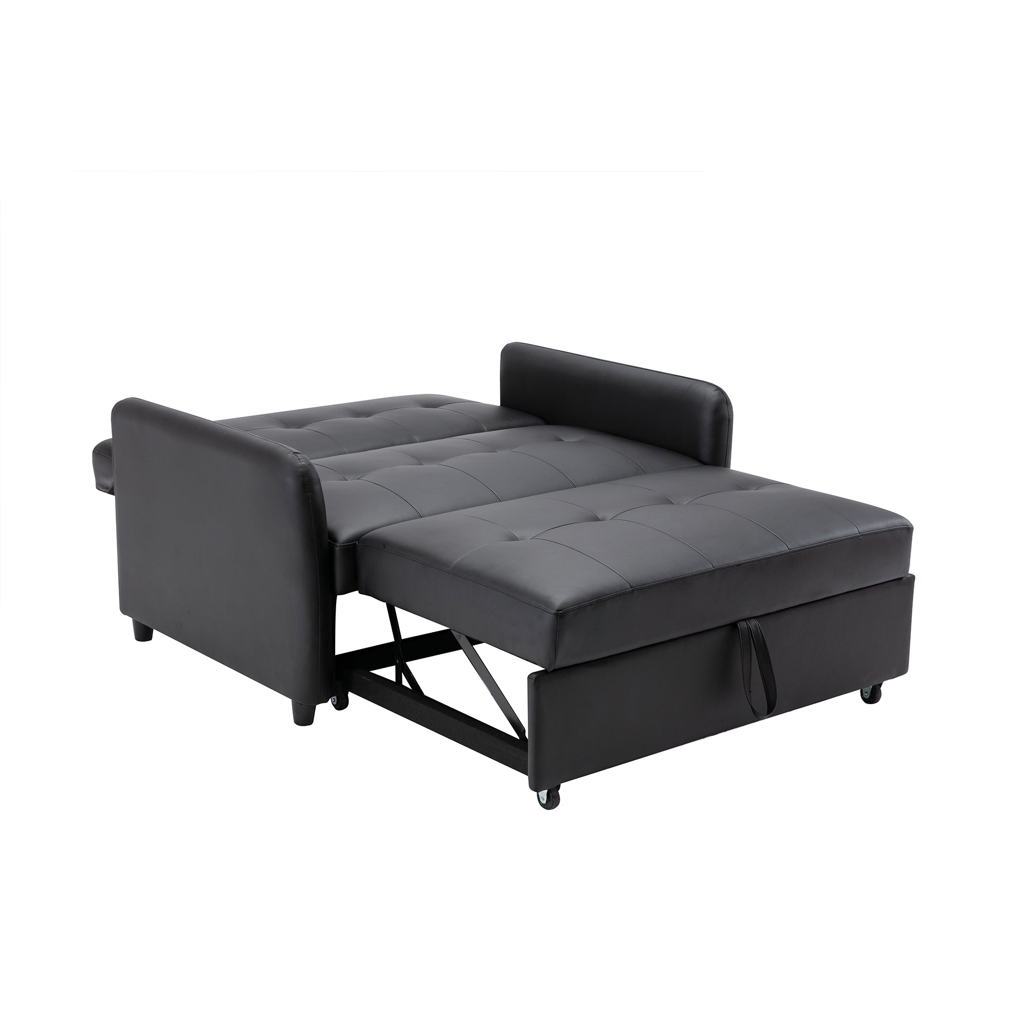 Orisfur. 51" Convertible Sleeper Bed, Adjustable Oversized Armchair with Dual USB Ports for Small Space - Atlantic Fine Furniture Inc