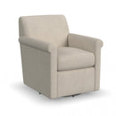 Stella - Swivel Chair - Light Gray - Atlantic Fine Furniture Inc