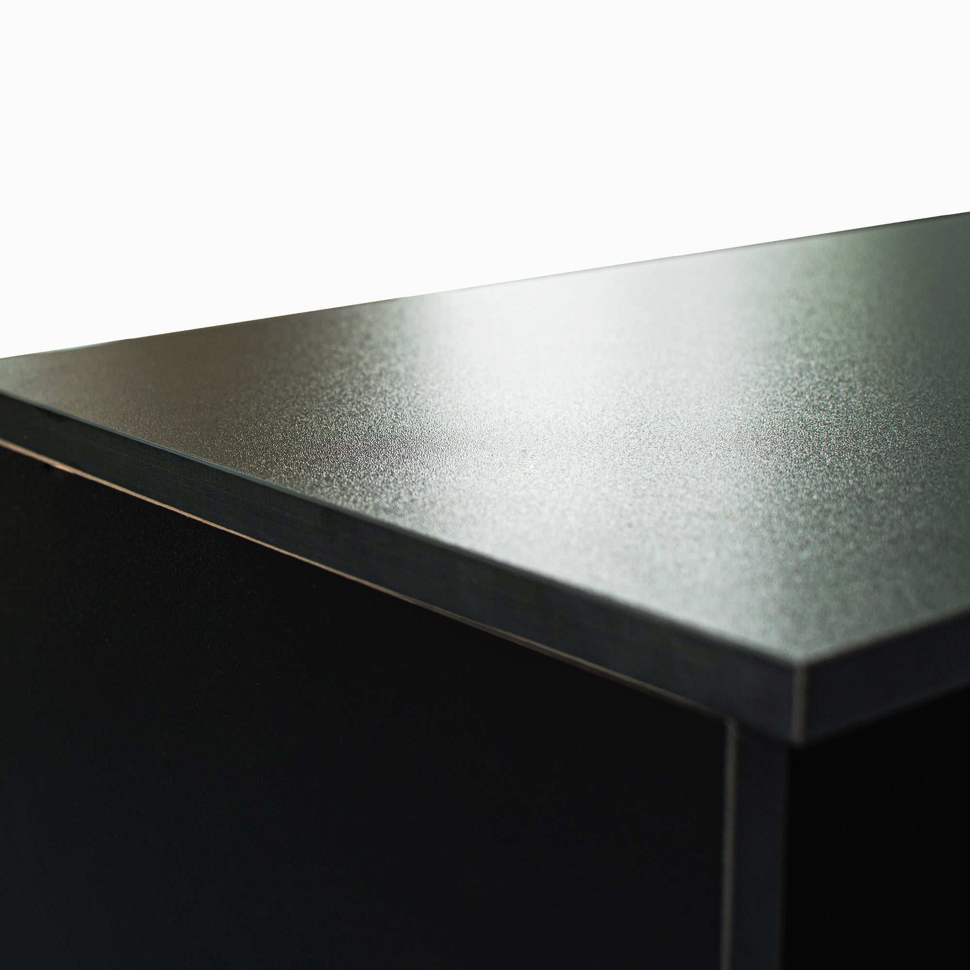 FURNITURE & TV Stand Matte Body High Gloss Doors Modern TV Stand LED,Black - Atlantic Fine Furniture Inc