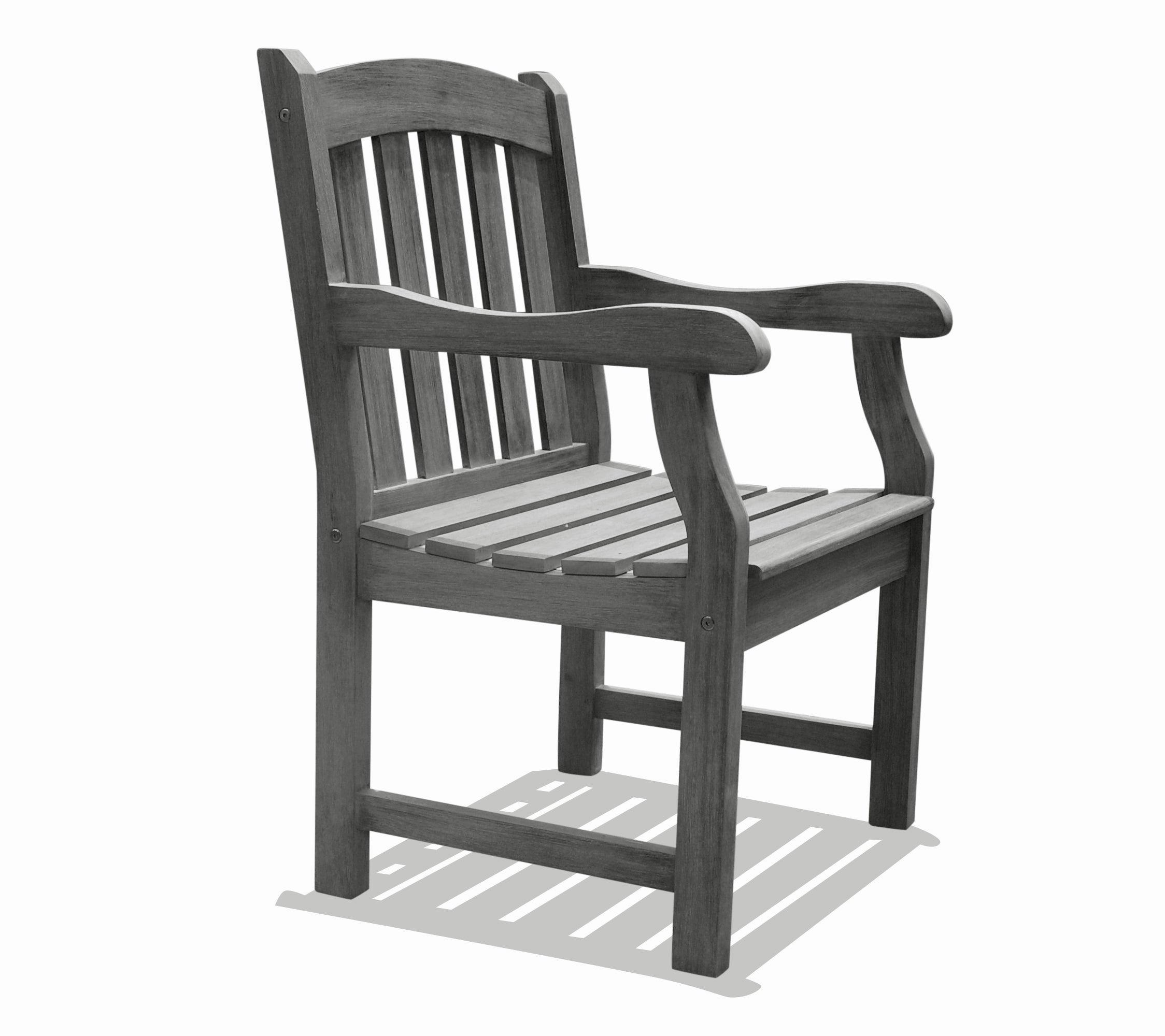 Renaissance Outdoor 7-piece Hand-scraped Wood Patio Dining Set with Extension Table - Atlantic Fine Furniture Inc