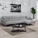 Sectional sofa couch sleeper grey - Atlantic Fine Furniture Inc