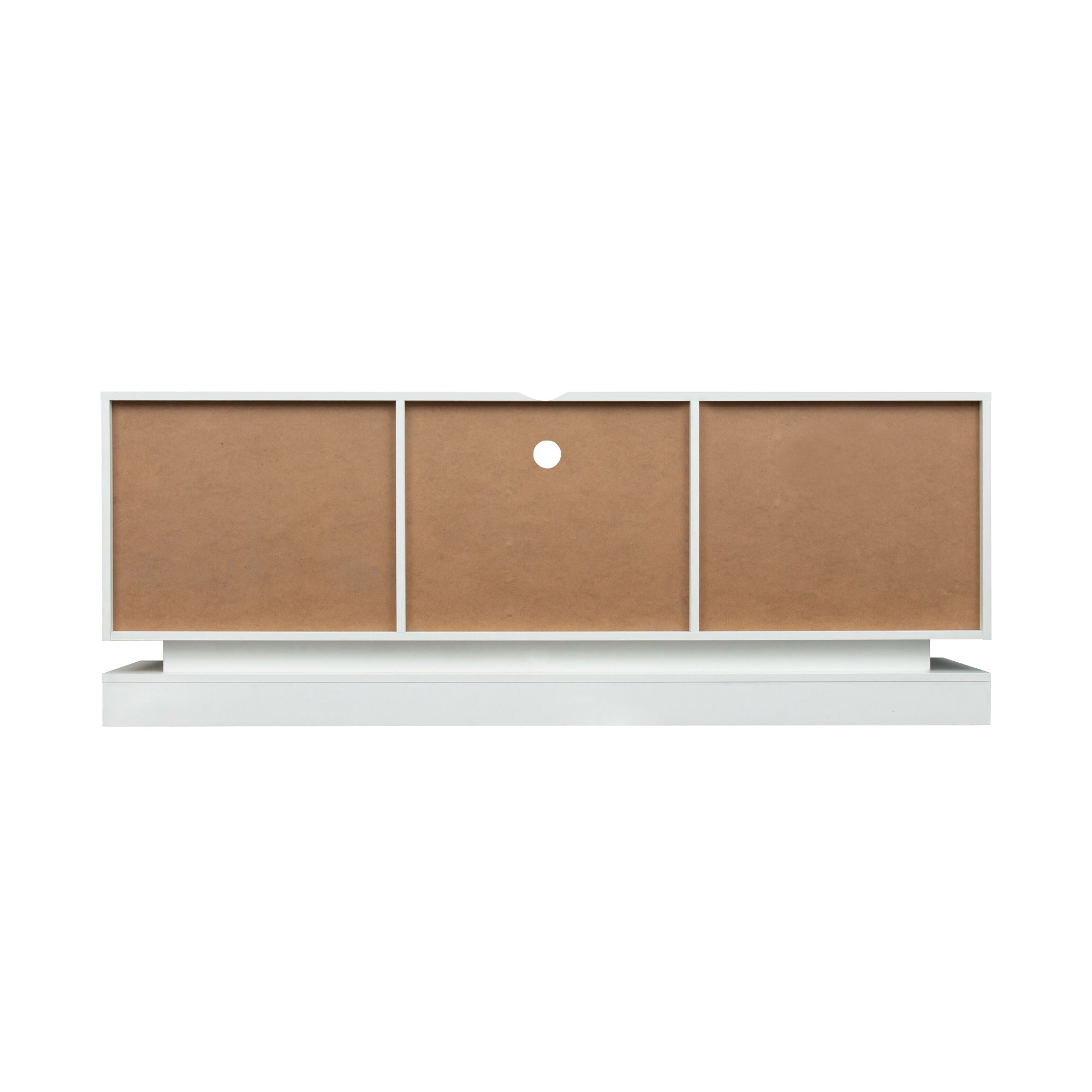 TV Cabinet Wholesale, White TV Stand with Lights, Modern LED TV Cabinet with Storage Drawers, Living Room Entertainment Center Media Console Table - Atlantic Fine Furniture Inc