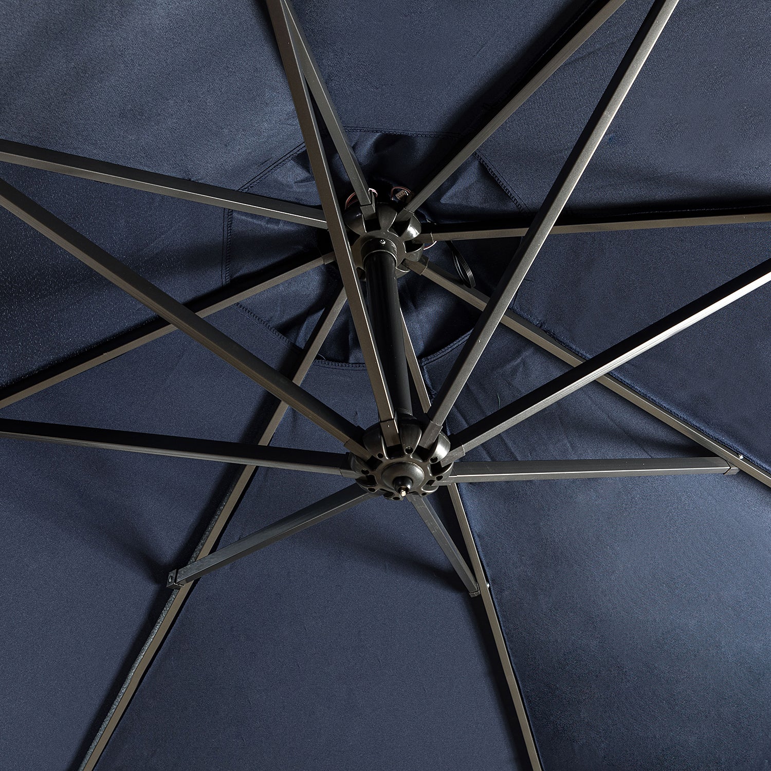 Philemon 10 - Atlantic Fine Furniture Inc Solar Light Cantilever Umbrella - Atlantic Fine Furniture Inc