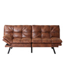 Convertible Memory Foam Futon Couch Bed, Modern Folding Sleeper Sofa-SF267PUCH - Atlantic Fine Furniture Inc