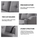 Orisfur. 81" Sleeper Sofa Bed Reversible Sectional Couch with Storage Chaise and Two Cup Holders for Living Room Furniture Set - Atlantic Fine Furniture Inc