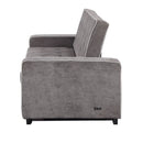 Orisfur. 66" Convertible Sleeper Bed, Adjustable Loveseat Couch with Dual USB Ports for Living Room Space - Atlantic Fine Furniture Inc