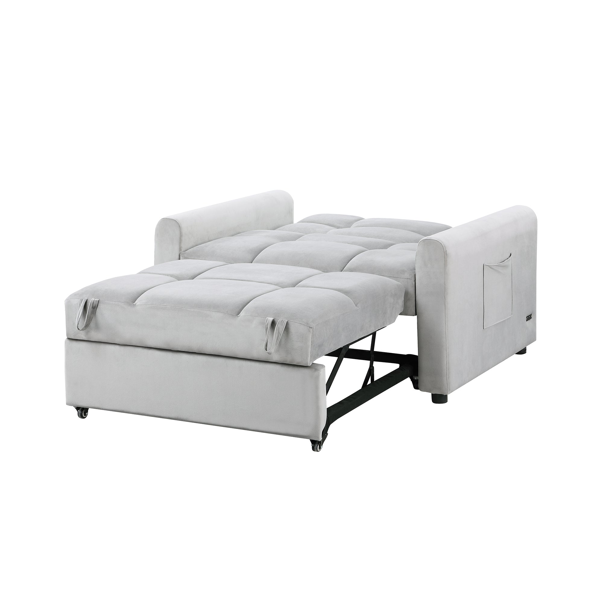 Orisfur. 50" Convertible Sleeper Bed, Adjustable Oversized Armchair with Dual USB Ports for Small Space - Atlantic Fine Furniture Inc