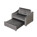 Orisfur. 50.6" Convertible Sleeper Bed, Adjustable Sofa Couch with Dual USB Ports for Living Room Space - Atlantic Fine Furniture Inc