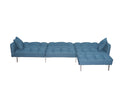 Sectional sofa couch sleeper blue - Atlantic Fine Furniture Inc