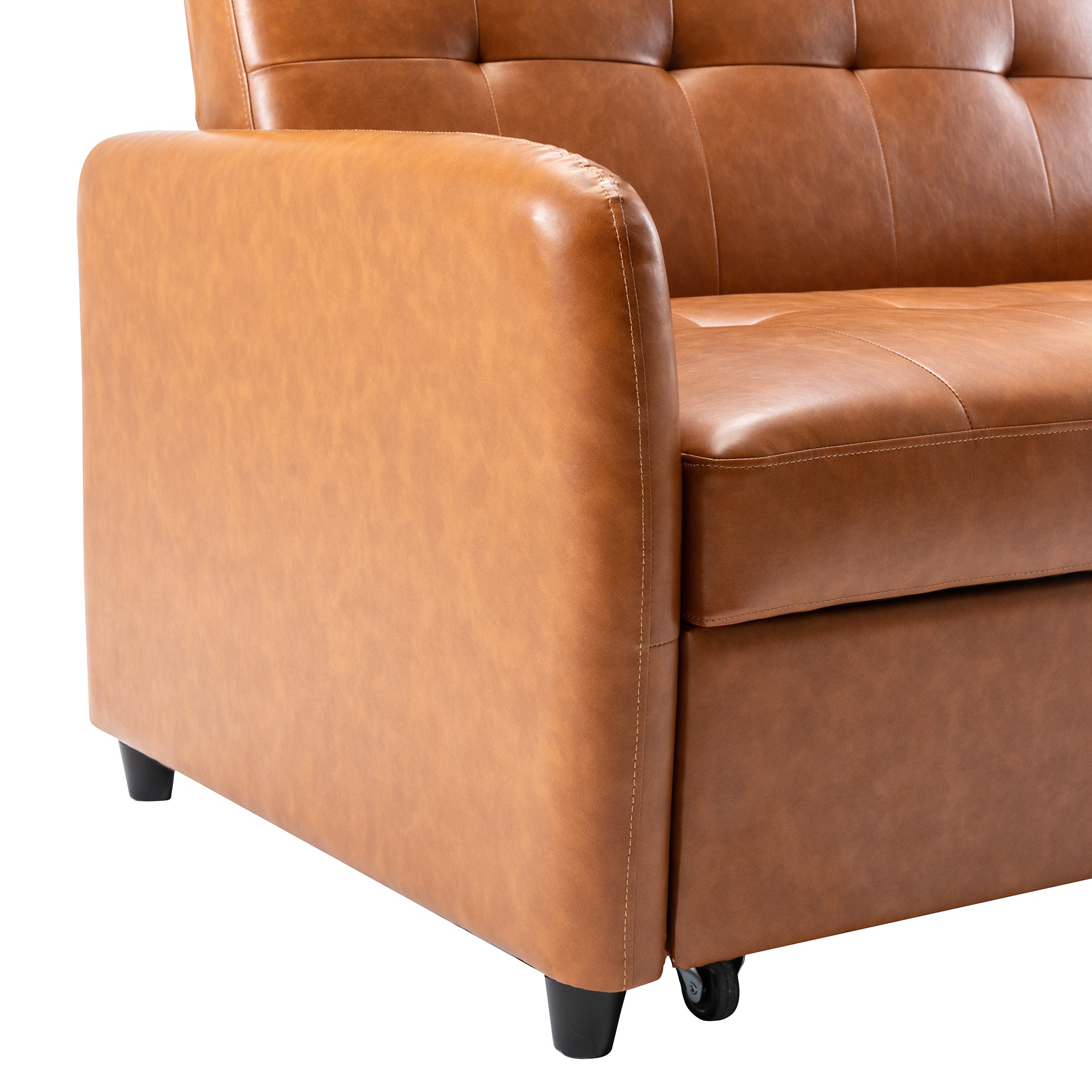 Orisfur. 51" Convertible Sleeper Bed, Adjustable Oversized Armchair with Dual USB Ports for Small Space - Atlantic Fine Furniture Inc