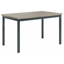 Garza - Rectangular Composite Wood Dining Table - Gray - Atlantic Fine Furniture Inc