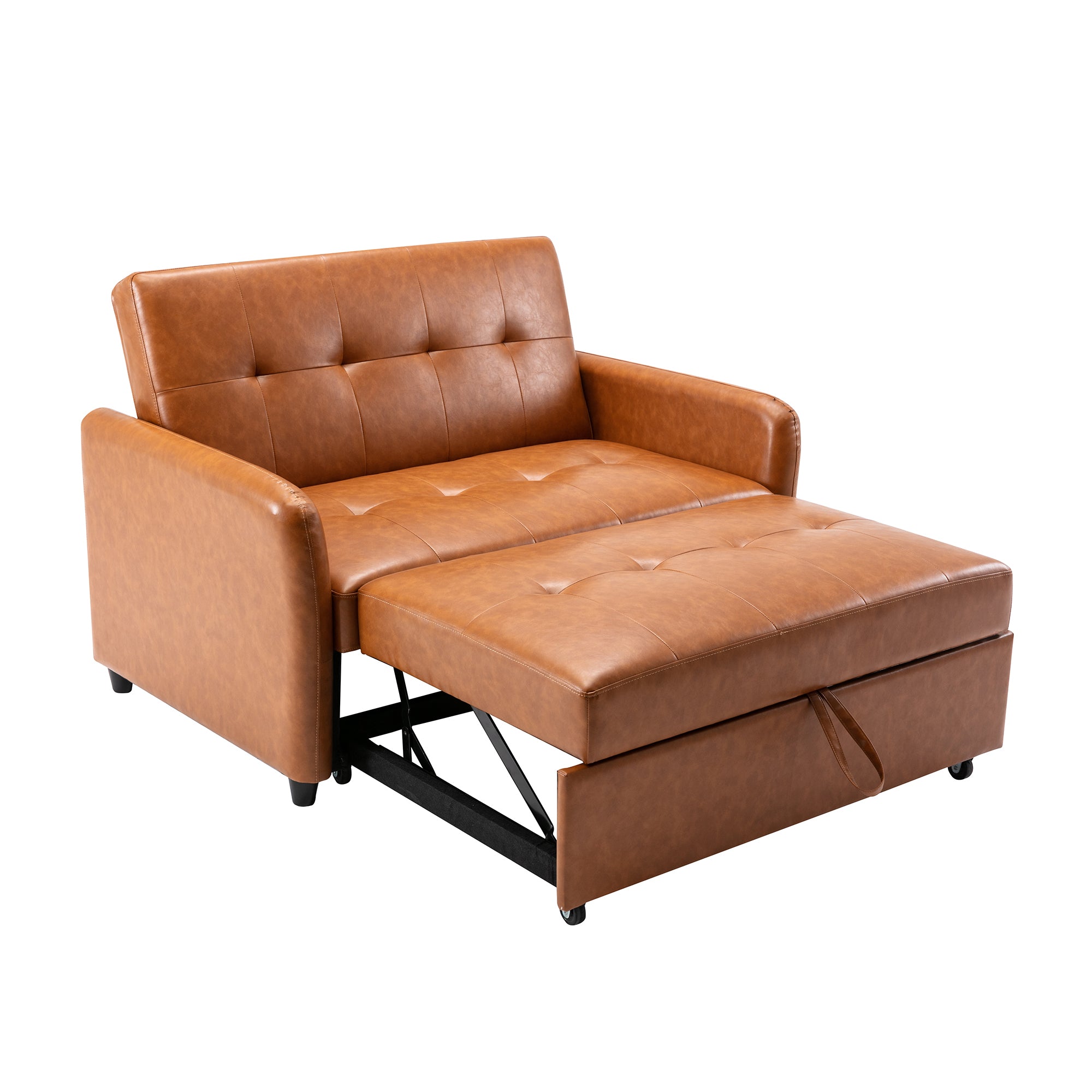 Orisfur. 51" Convertible Sleeper Bed, Adjustable Oversized Armchair with Dual USB Ports for Small Space - Atlantic Fine Furniture Inc