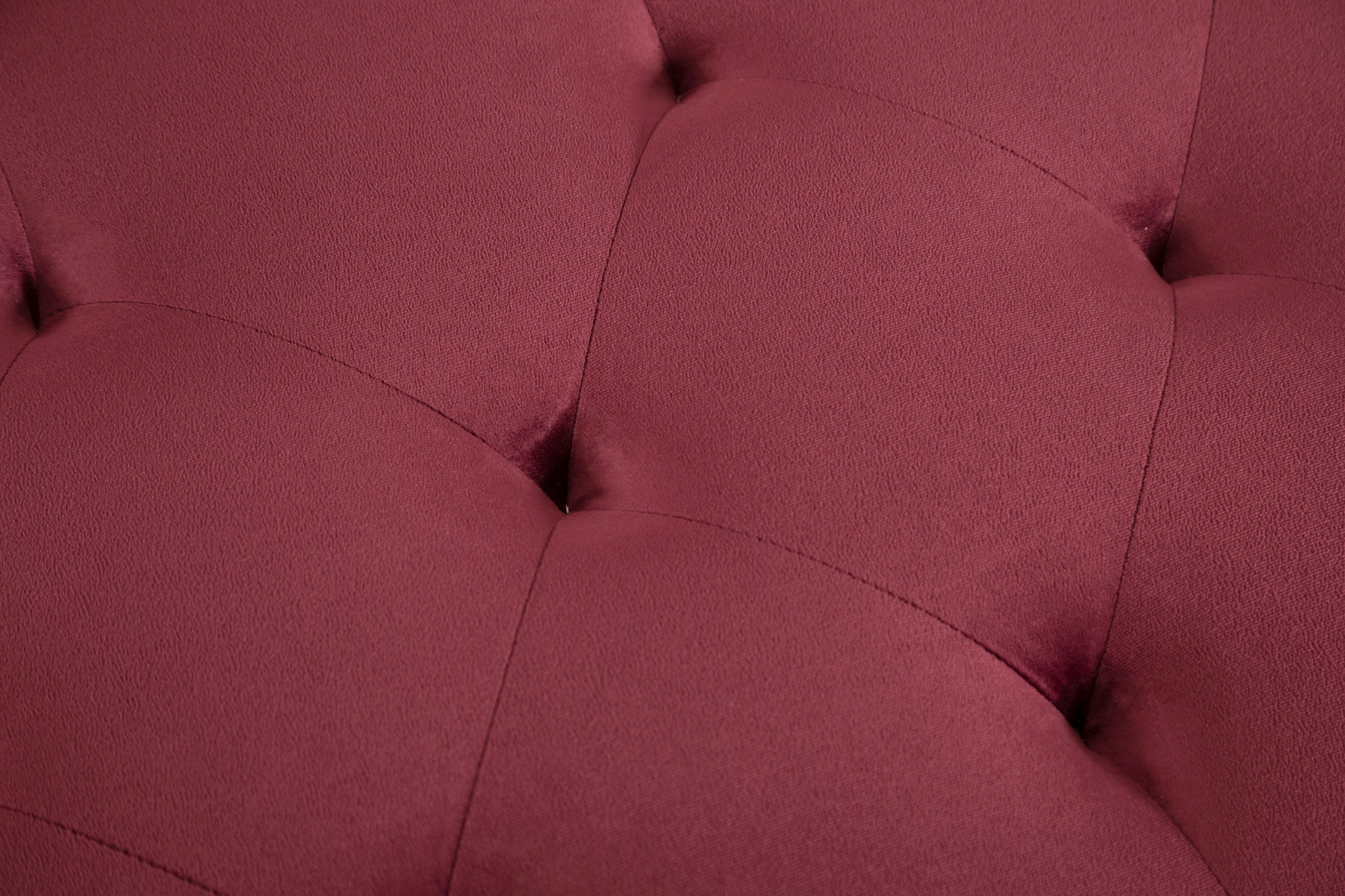 Convertible Sofa bed sleeper red velvet(W223S00006、W223S00458、W223S00873) - Atlantic Fine Furniture Inc