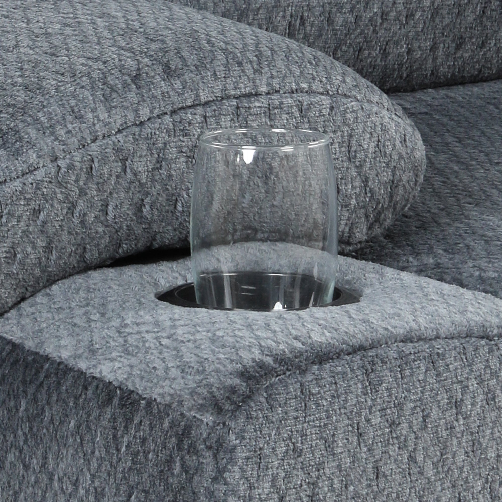 Orisfur. Modern Padded Upholstered Sofa Bed Sleeper Sectional Sofa with Storage Chaise and Cup Holder for Living Room Furniture Set - Atlantic Fine Furniture Inc