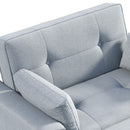 Orisfur. 48" Convertible Sleeper Sofa Bed, Multi-Functional Adjustable Single Bed Chair  with USB Port and 2 Pillows for Small Space - Atlantic Fine Furniture Inc