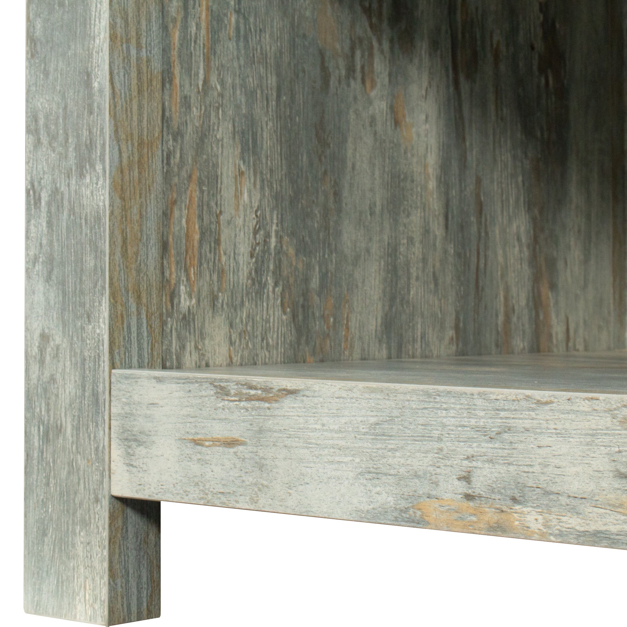 Living room TV stand furniture with 4 storage compartments and 1 shelf cabinet, high-quality particle board - Atlantic Fine Furniture Inc