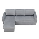 Orisfur. 83" Pull Out Sleeper Sofa Reversible L-Shape 3 Seat Sectional Couch with Storage Chaise for Living Room Furniture Set (Old SKU: SG000408AAA) - Atlantic Fine Furniture Inc