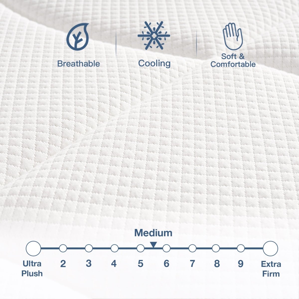 King Mattress,12 Inch Euro Top Hybrid Mattress, Gel Memory Foam with Pocket Spring Mattress in a Box for Cool Sleep and Balance Support, Medium Feel Mattress, CertiPUR-US Certified - Atlantic Fine Furniture Inc