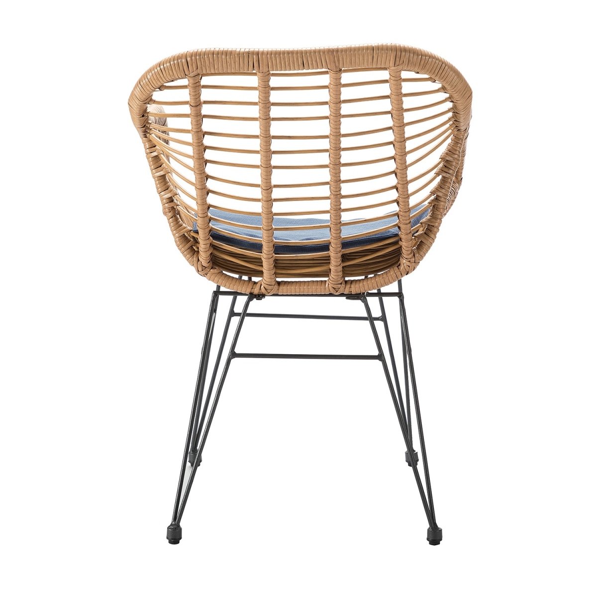 Liriope Outdoor Patio Bistro Set 3 Piece Rattan Seating Group with Cushions - Atlantic Fine Furniture Inc