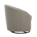 Contemporary Swivel Glider Chair With 360 Degree Rotation