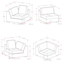 Jasmine - Handcrafted Sectional Sofa