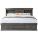 Louis Philippe III - Bed w/Storage