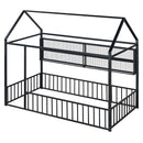 House Frame With Fence And Shelves