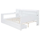 Daybed With 3 Drawers USB Ports And Desk