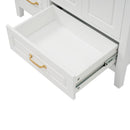 Bathroom Vanity With Sink, Soft Closing Doors & Drawers, Metal Handles