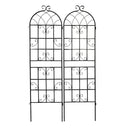 Metal Garden Rustproof Trellis For Climbing Plants Outdoor Flower Support