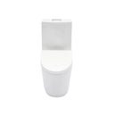 1 Piece Toilet For Bathroom, Dual Flush 1.24 / 1.6 Gpf, Soft Closing Seat - White