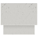 Ebby - 2 Piece Genuine Marble Top Nesting Coffee Tables - White