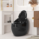 Modern Egg Shape Toilet 1.28 Gpf Single Flush Ceramic