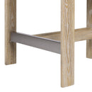 Millwick - Low Back Genuine Fur Counter Stool - Natural Blonde