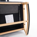 Accent Rocking Chair With Footrest, High Back