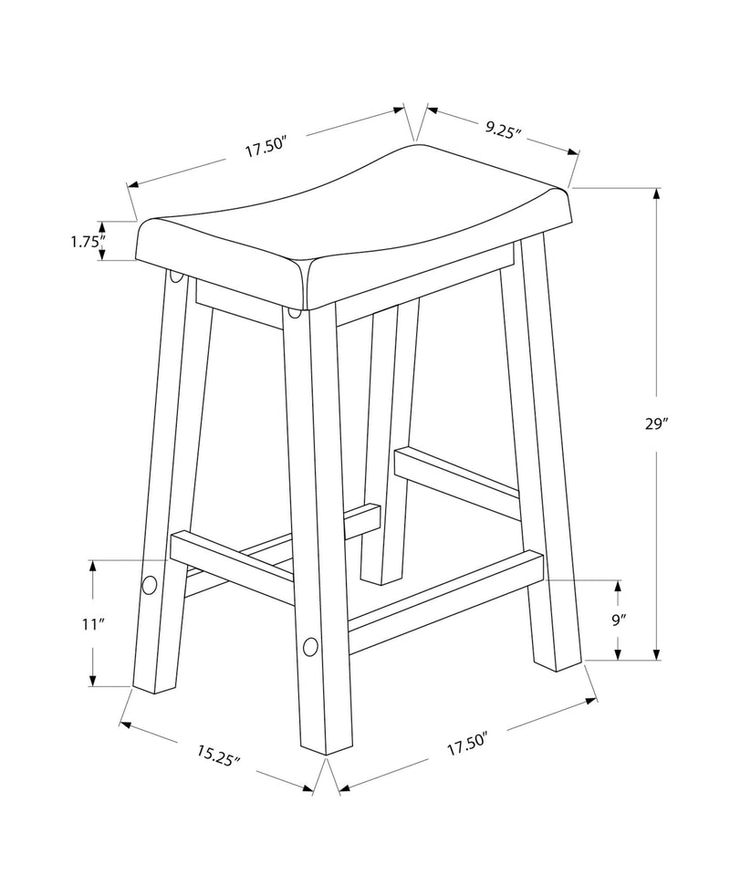 Stool, Saddle Seat, Contemporary & Modern