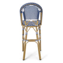 Outdoor Pe Rattan French Barstool Set